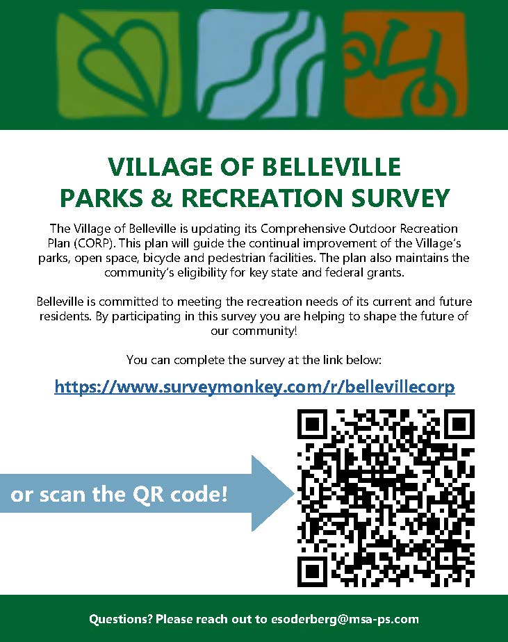 Belleville CORP 2023 Survey Flyer